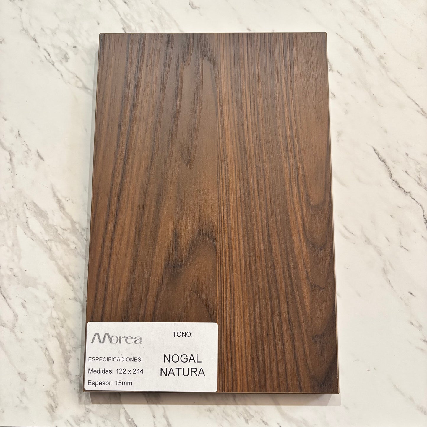 MOREA MDF NOGAL NATURA 15mm