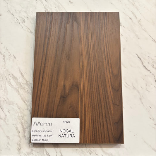 MOREA MDF NOGAL NATURA 15mm